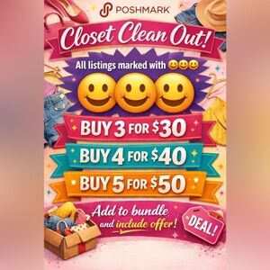 😀😀😀Closet Clean Out!!